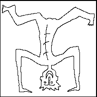 man standing on head